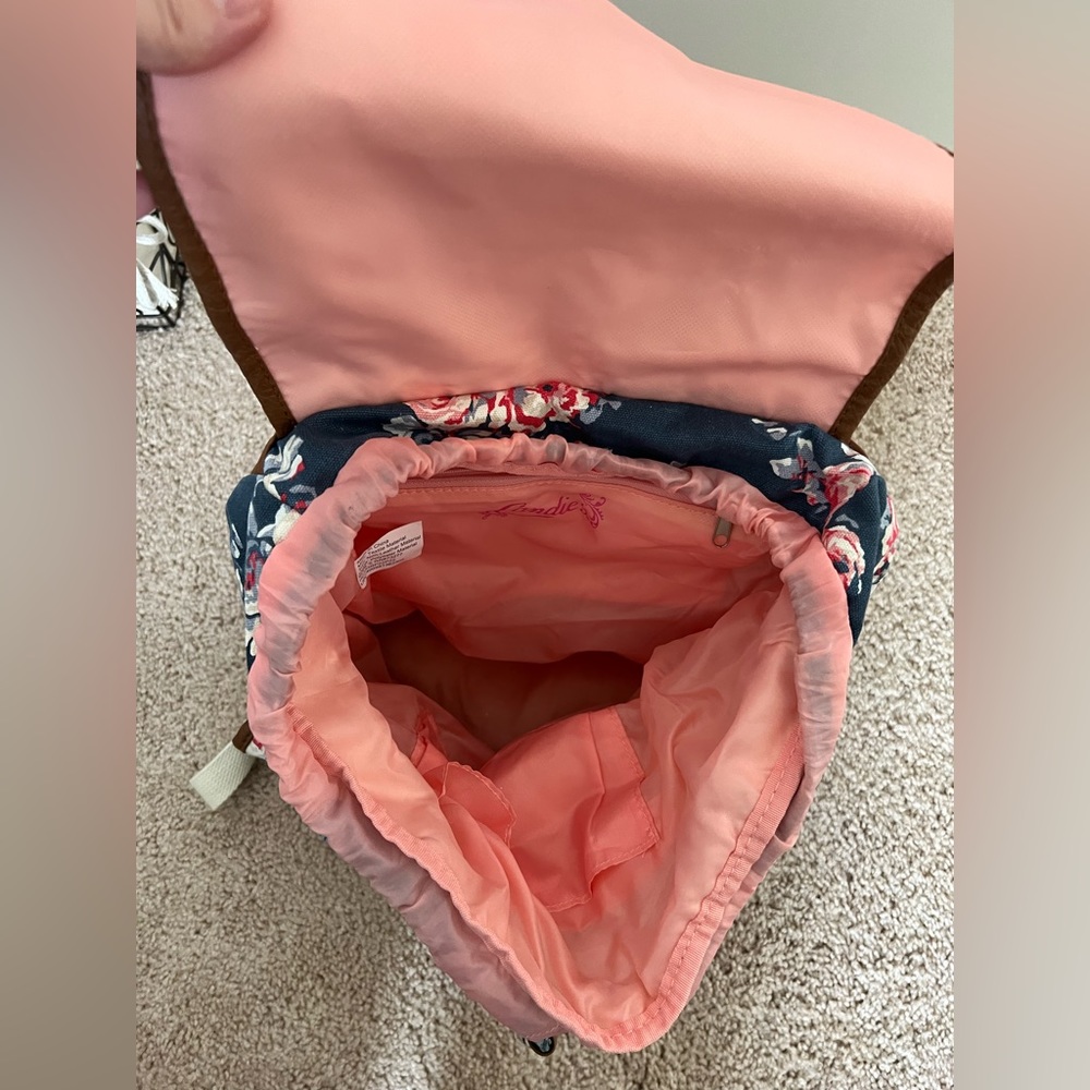 Canvas Drawstring Backpack - Picture 3 of 3